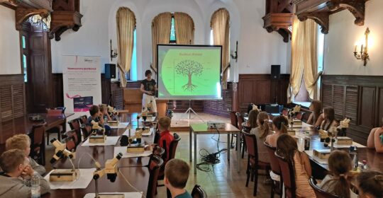 Wizyta uczniów klasy III ze Szkoły Podstawowej w Małkocinie